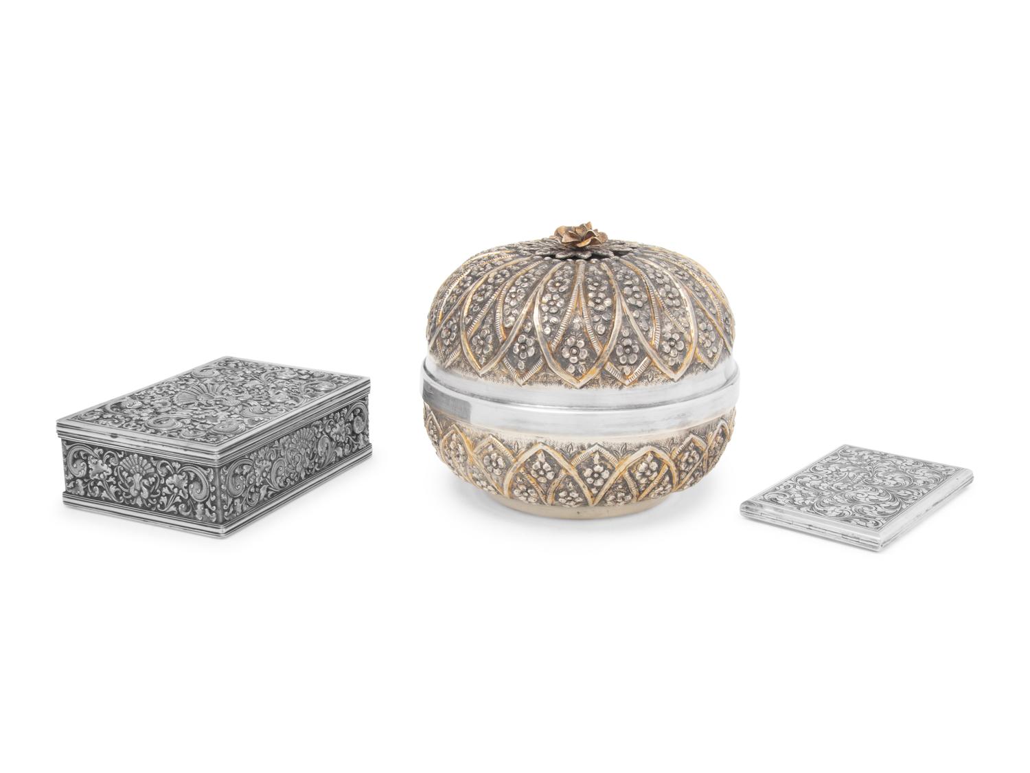 A Collection of Three Continental Silver Articles
