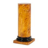 A Biedermeier Style Grain-Painted Composition Pedestal