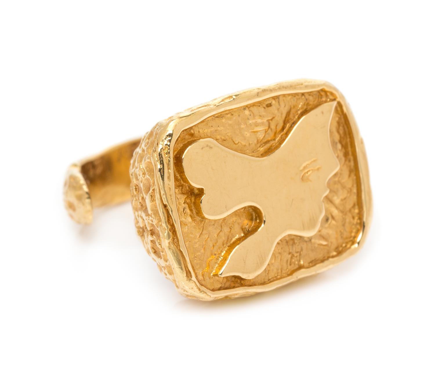 A Yellow Gold 'Circe' Ring, Georges Braque for Heber de Lowenfeld, Circa 1960s, 9.70 dwts.