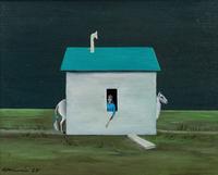 Untitled (Stallion and Shed)