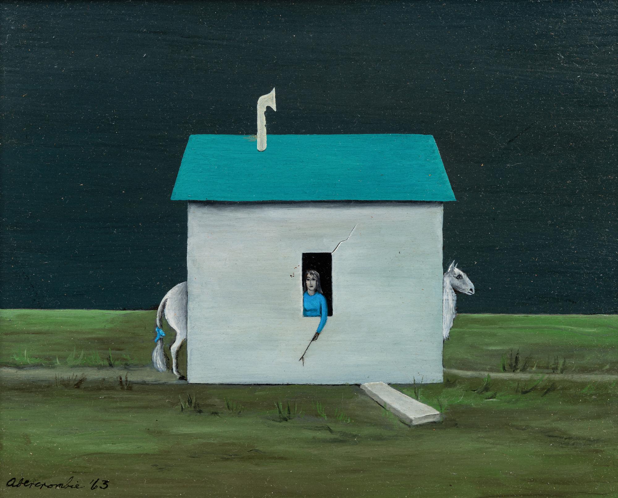 Untitled (Stallion and Shed)