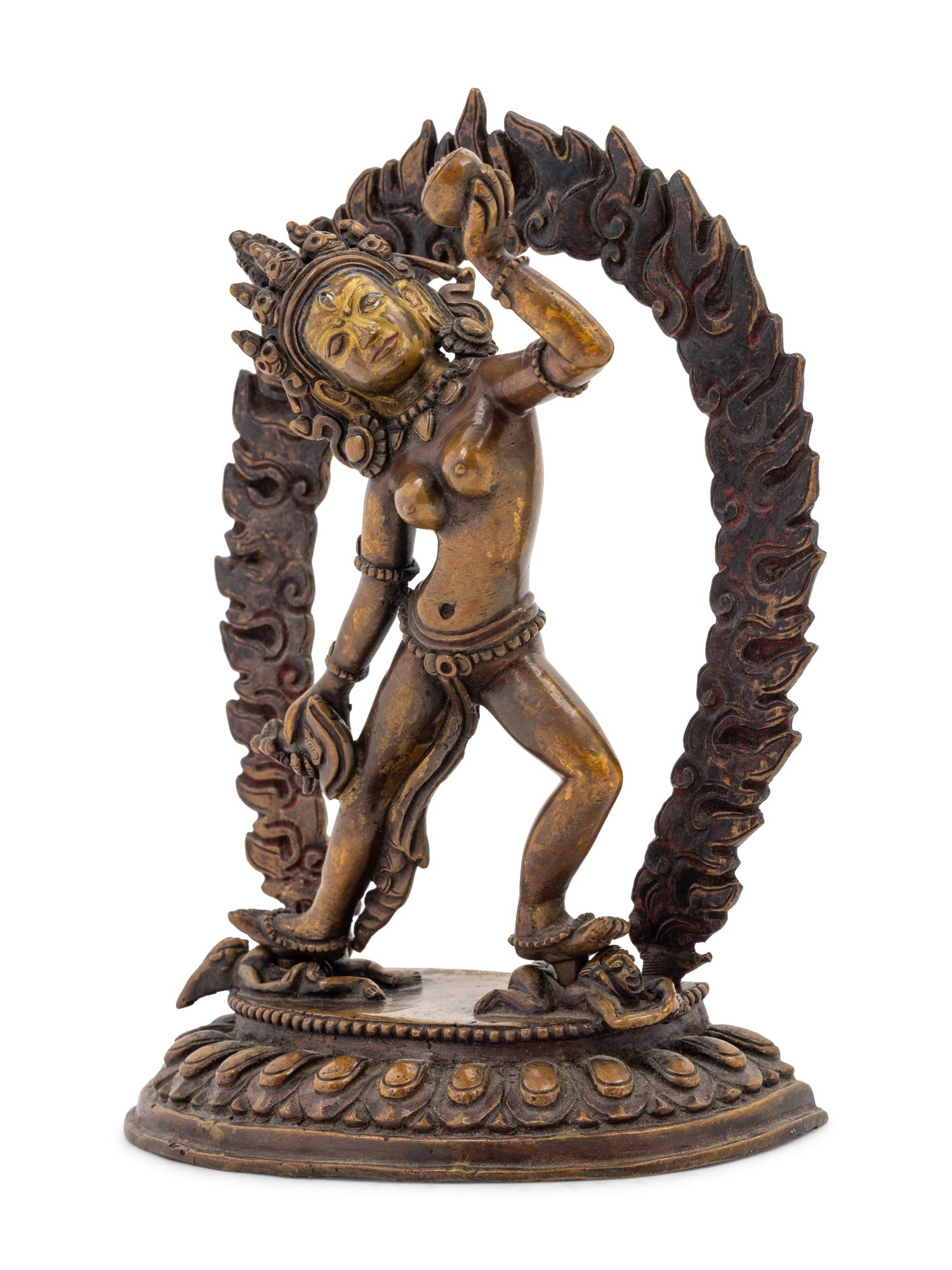 A Tibetan Bronze Figure of Vajrayogini