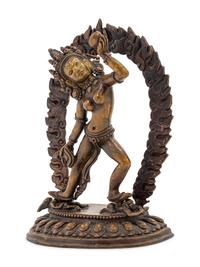 A Tibetan Bronze Figure of Vajrayogini