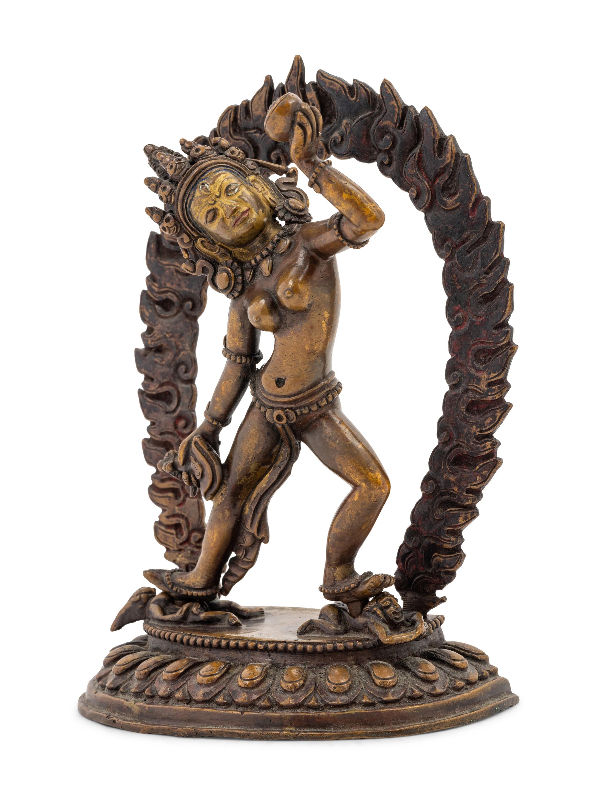A Tibetan Bronze Figure of Vajrayogini