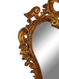A Louis XV Style Carved Gilt Wood Mirror — EARLY 20TH CENTUR