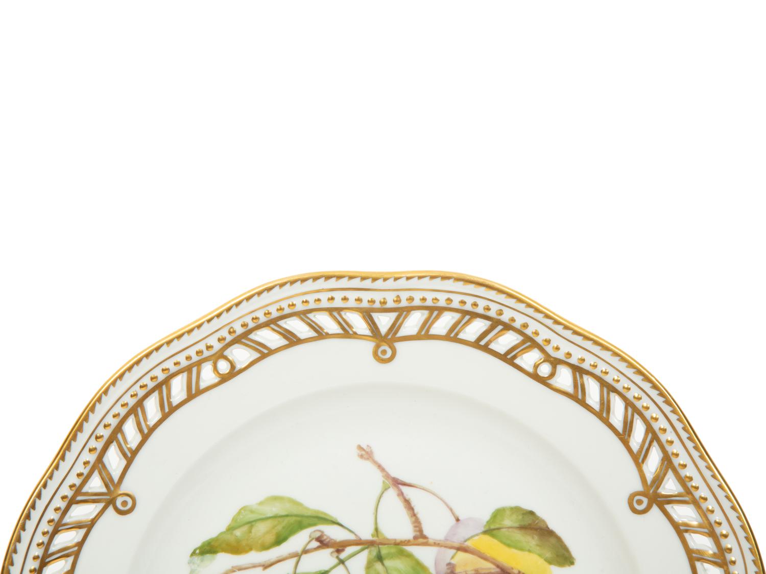 Two Royal Copenhagen Flora Danica Porcelain Table Articles