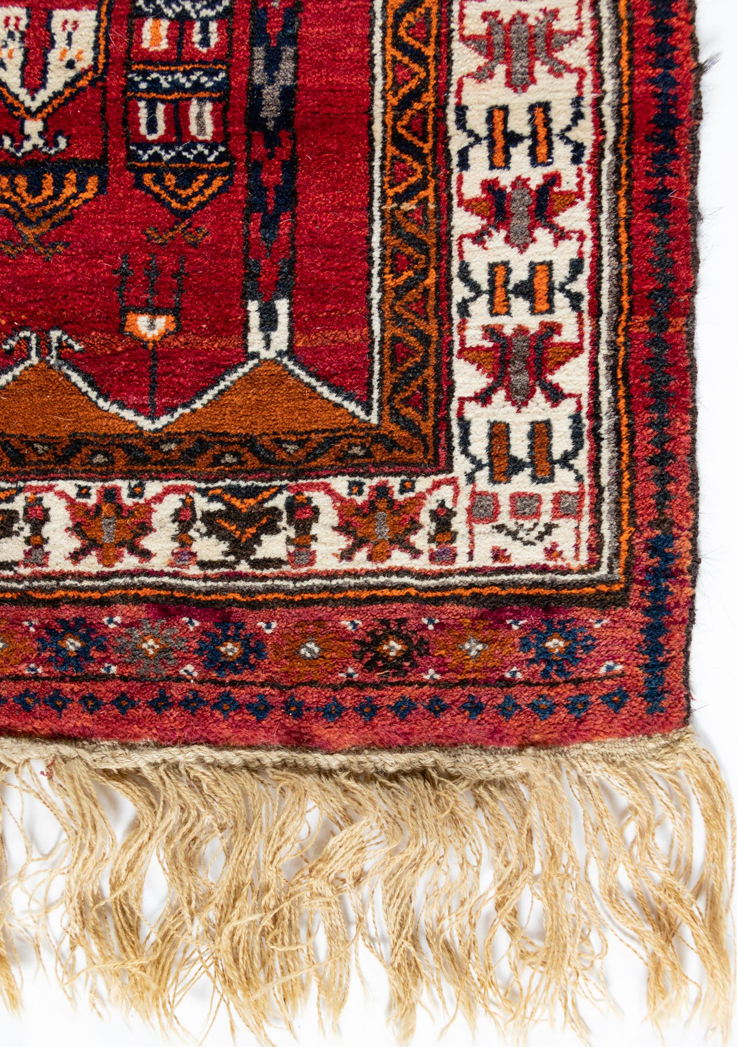 A Turkish Wool Prayer Rug