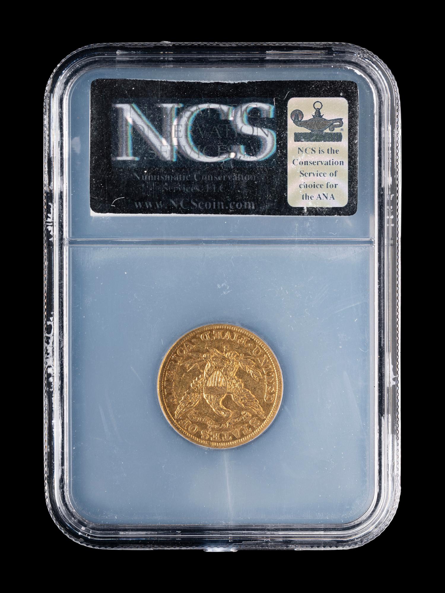 An 1885-S Liberty Head $5 Gold Coin