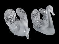 A Pair of Lalique Cygnes Figures