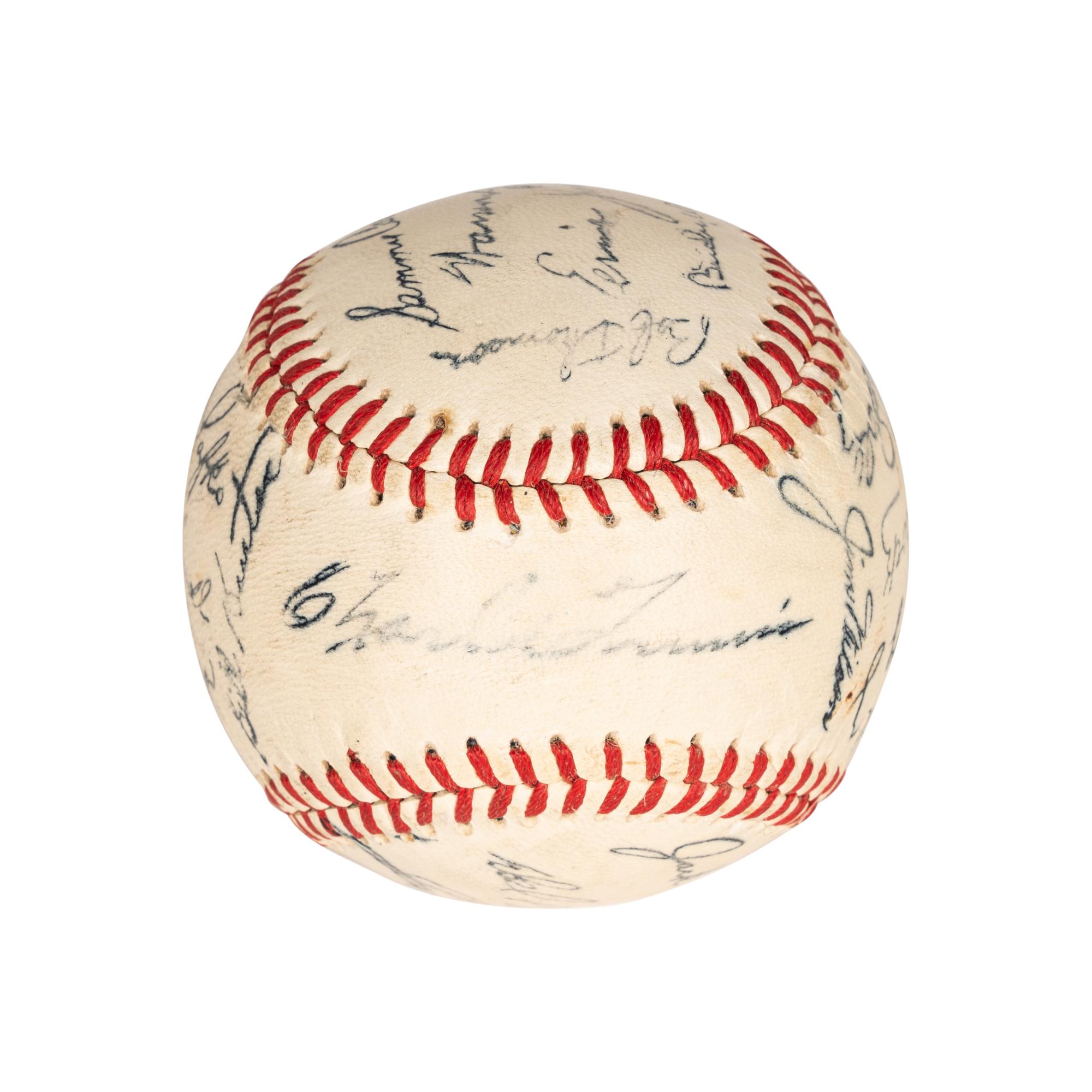A Group of Signed Autograph Baseballs and One Signed Autograph Softball,