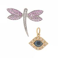 Collection of Bicolor Gold and Multigem Jewelry