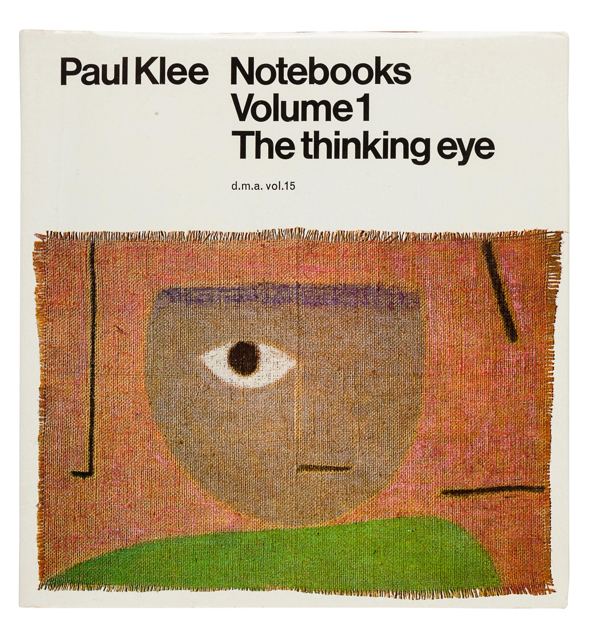 KLEE, Paul (1879-1940). Paul Klee Notebooks Volume 1: The Thinking Eye. -- Volume 2: The Nature of Nature. New York: George Wittenborn, 1973, 1978.