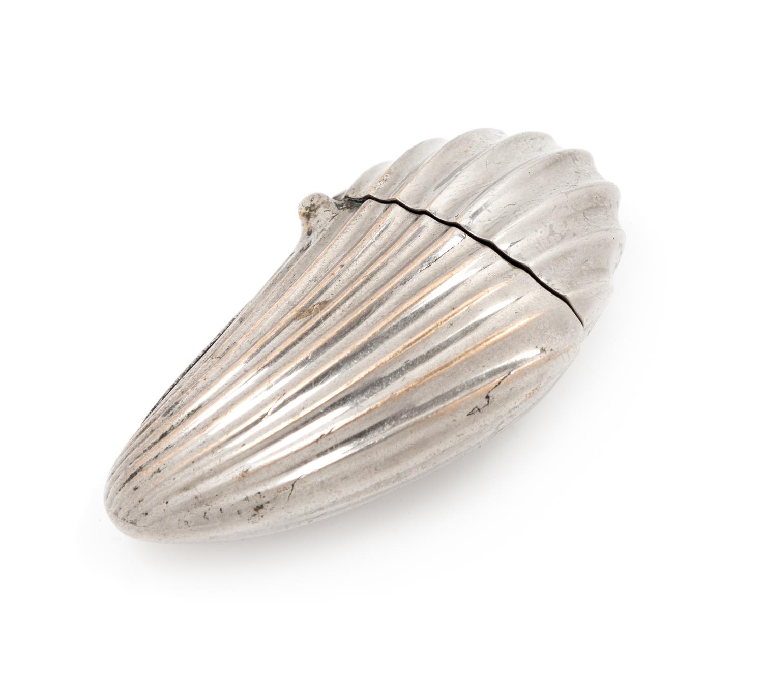 An American Silver-Plate Novelty Match Safe Width 2 inches. — EARLY 20TH CENTURY