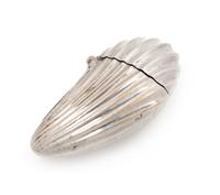 An American Silver-Plate Novelty Match Safe Width 2 inches. — EARLY 20TH CENTURY