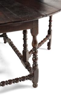 A William and Mary Drop-Leaf Table