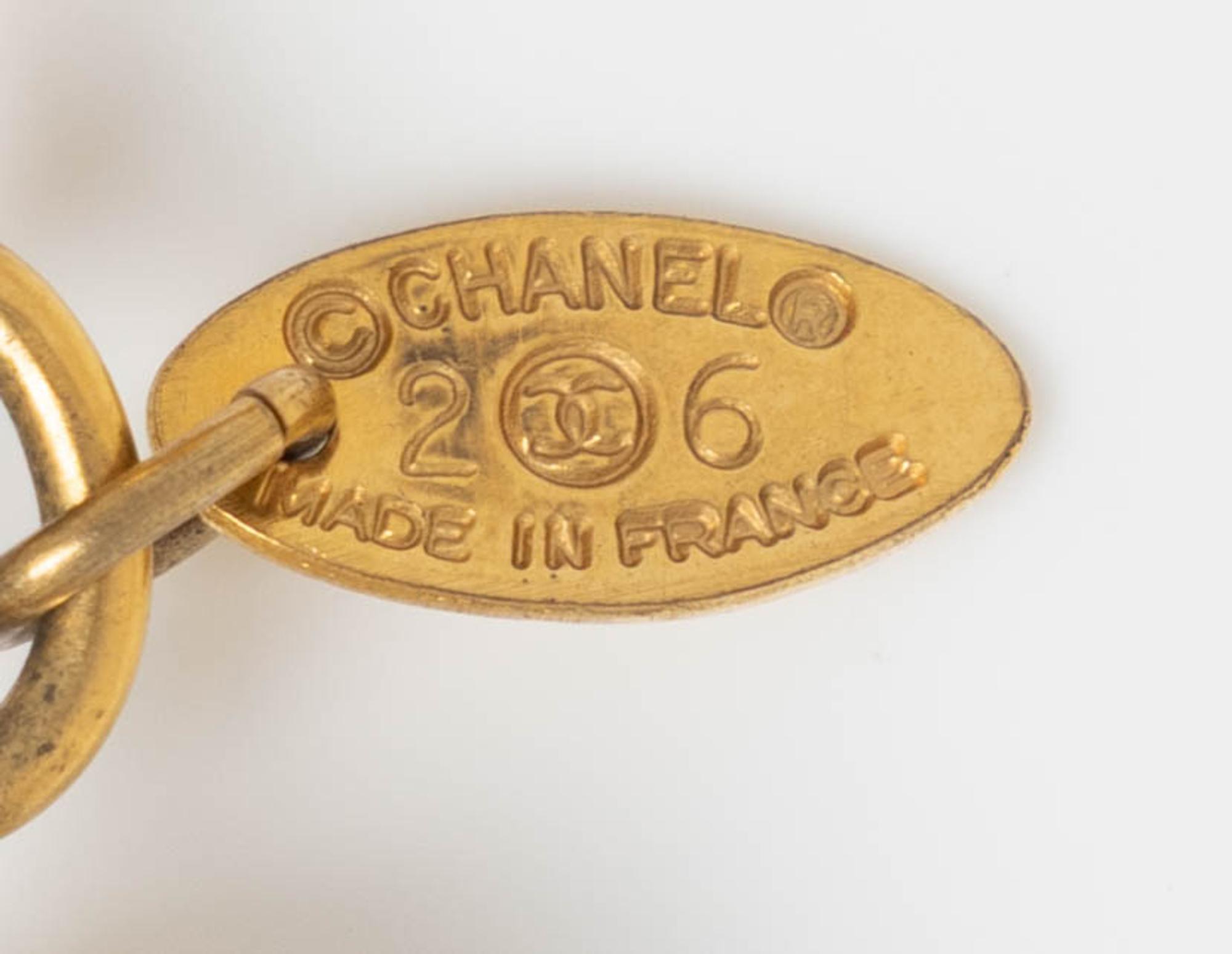 Chanel, Gripoix Pearl & Magnifying Glass Pendant Necklace