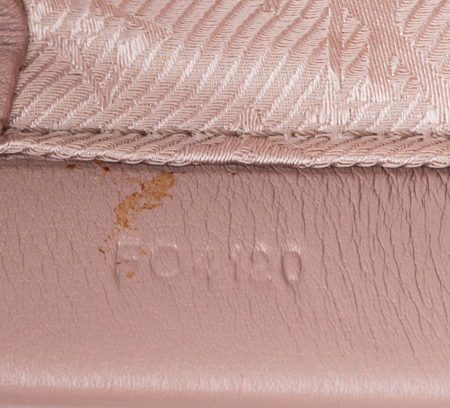 Louis Vuitton Rose Calf Leather Cinema Bag with Canvas Cushion, 2010