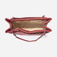 A Medium Red Chanel Timeless CC Soft Tote Chanel