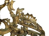 A Pair of Louis XV Style Gilt Bronze Chenets