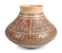 Polychrome Pottery Vase