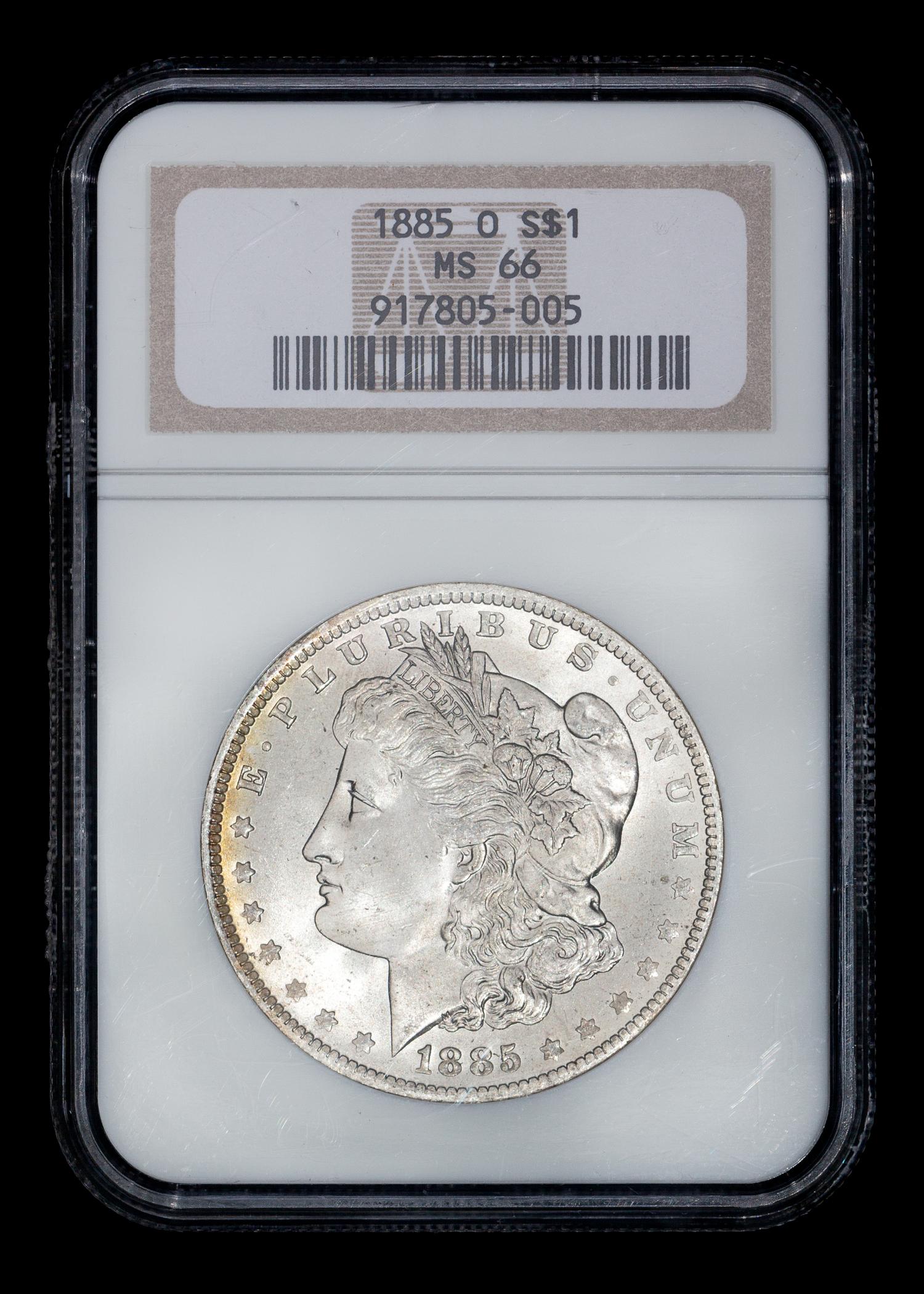 A United States 1885-O Morgan Silver $1 Coin
