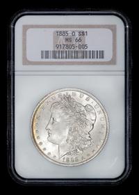 A United States 1885-O Morgan Silver $1 Coin
