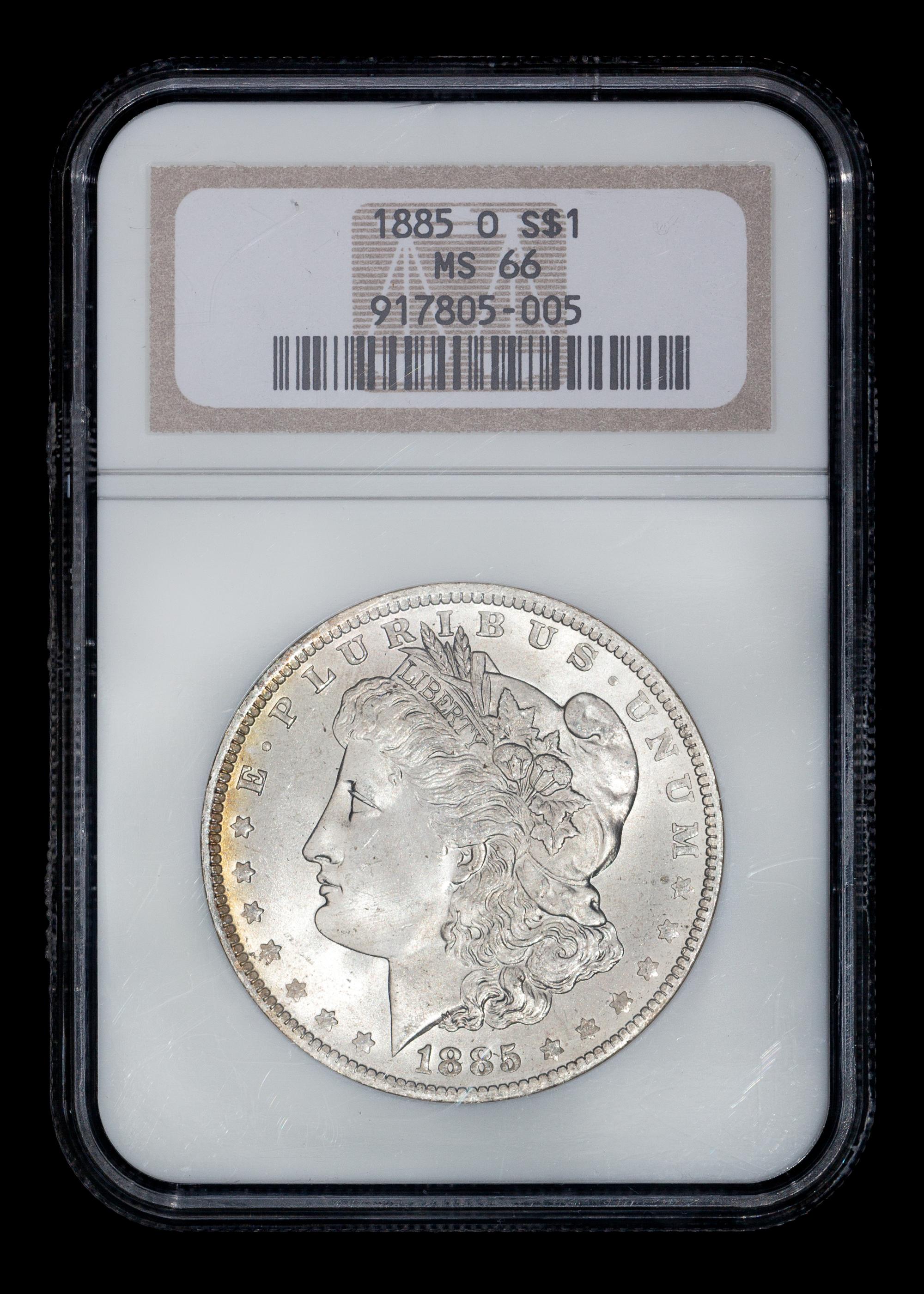 A United States 1885-O Morgan Silver $1 Coin