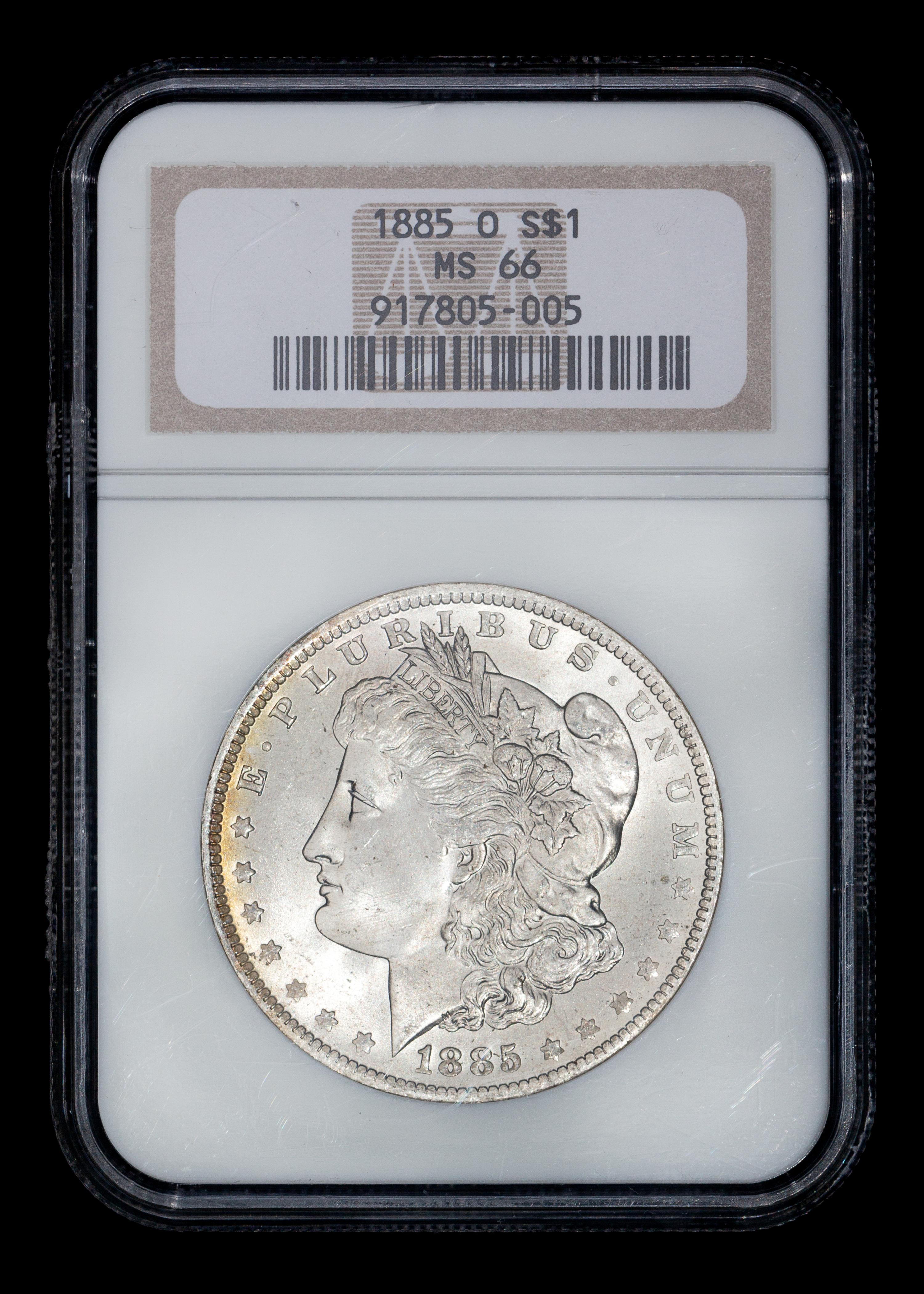 A United States 1885-O Morgan Silver $1 Coin