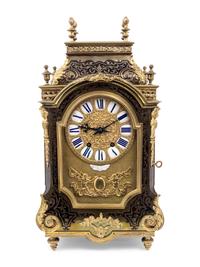 A Napoleon III Gilt Bronze Mounted Boulle Marquetry Bracket Clock