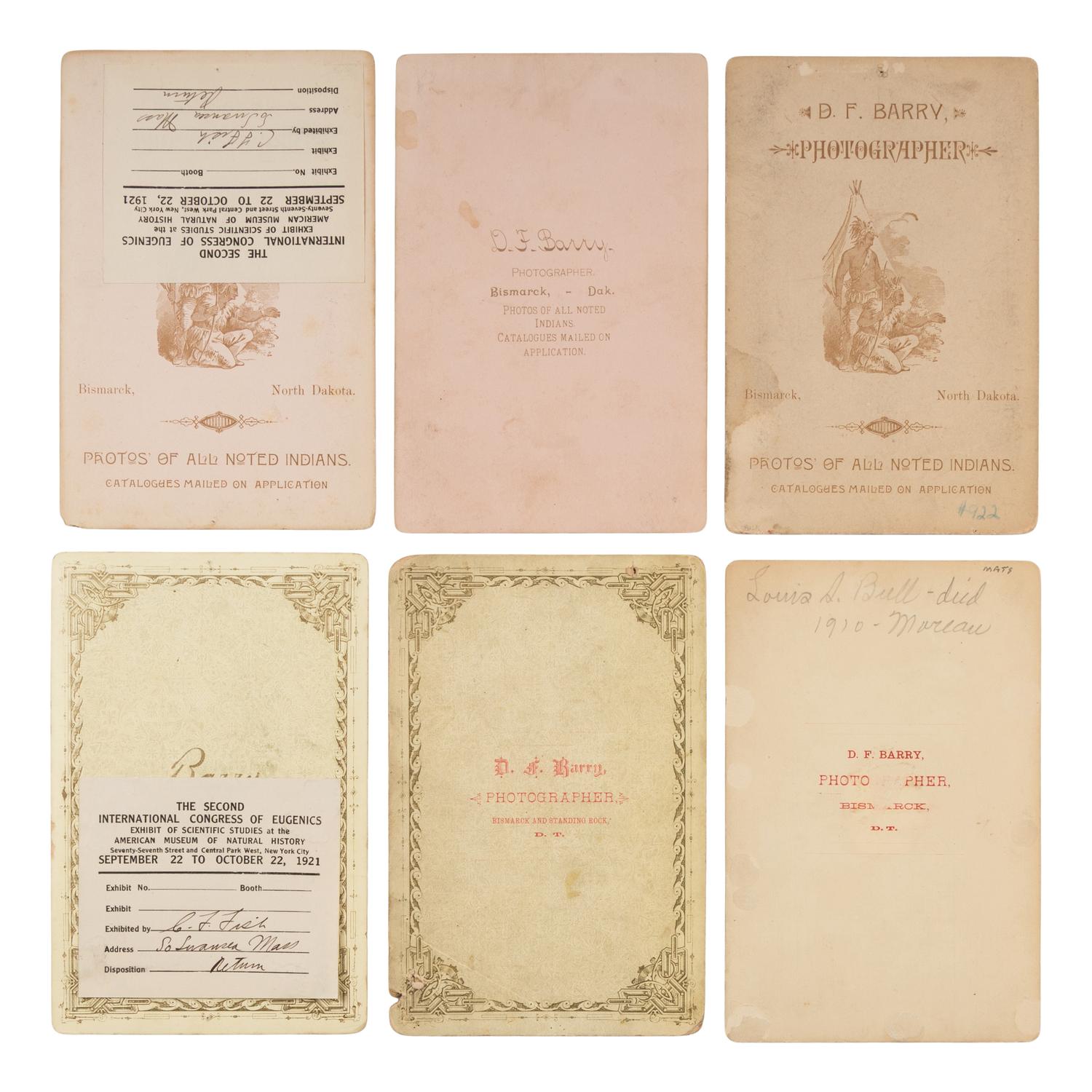 Photographs of Sitting Bull's Children, Louis Sitting Bull, Crow Foot, and Standing Holy