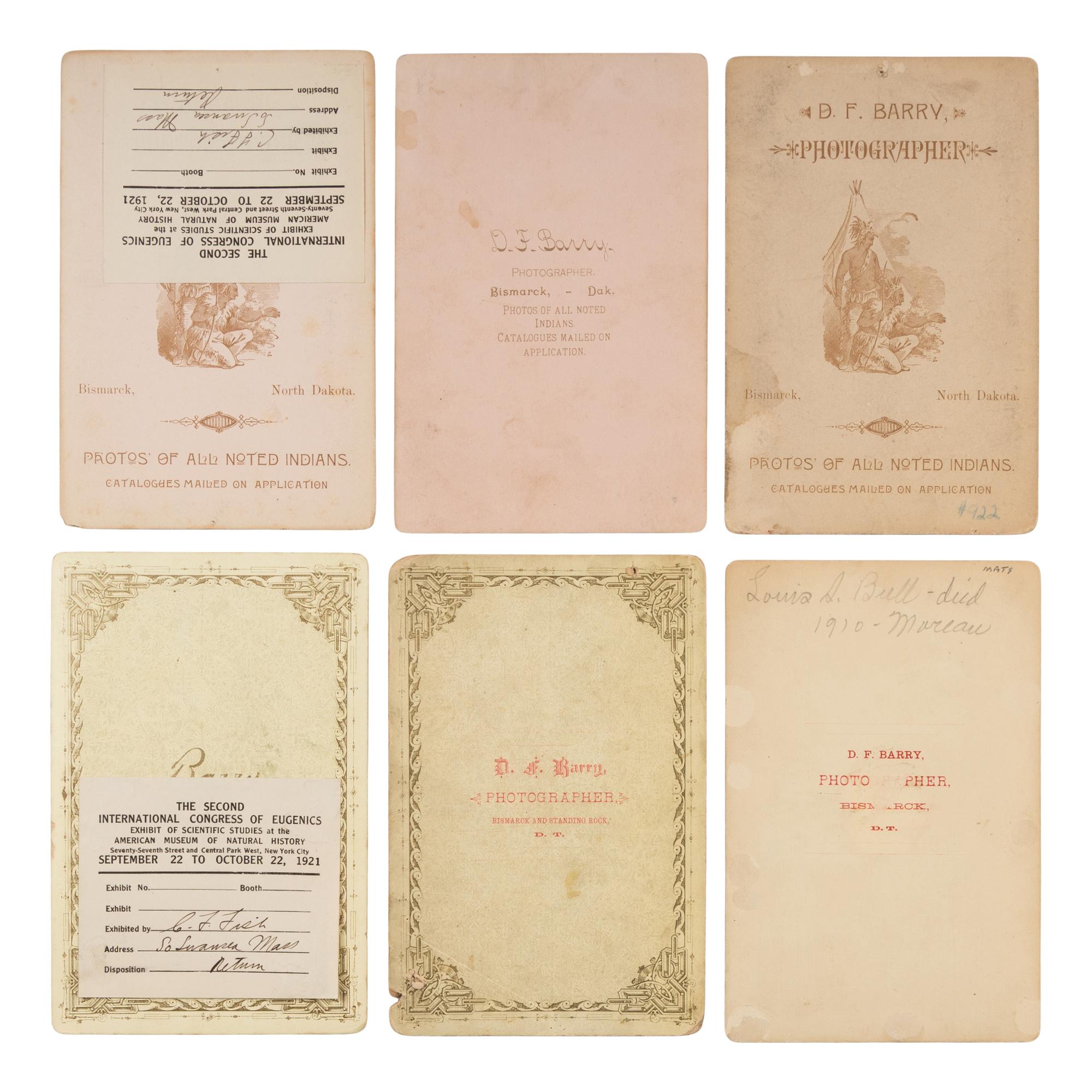 Photographs of Sitting Bull's Children, Louis Sitting Bull, Crow Foot, and Standing Holy