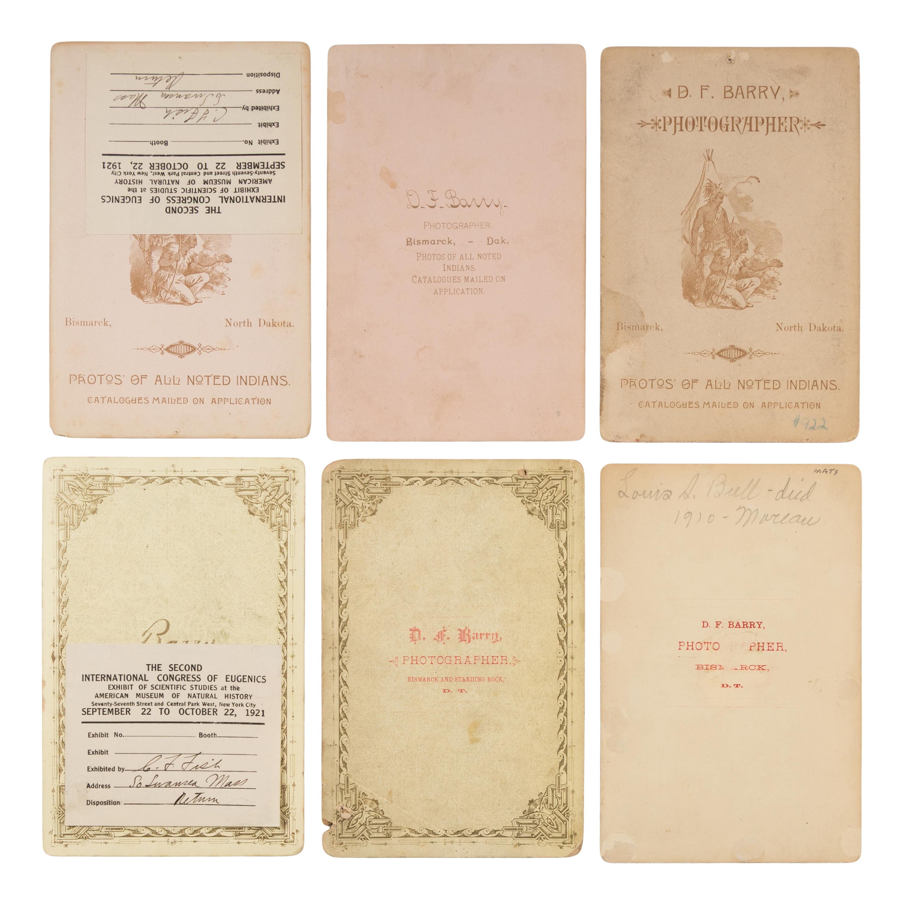 Photographs of Sitting Bull's Children, Louis Sitting Bull, Crow Foot, and Standing Holy