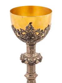 A Continental Silver and Mixed Metal Chalice