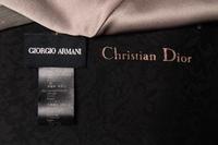 A Christian Dior Scarf and a Giorgio Armani Voided Velvet Shawl