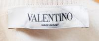 A Valentino Cream and Black Wool Dress, No size.