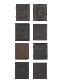 [EARLY PHOTOGRAPHY]. 27 assorted Union cases with floral, geometric, and scroll designs.