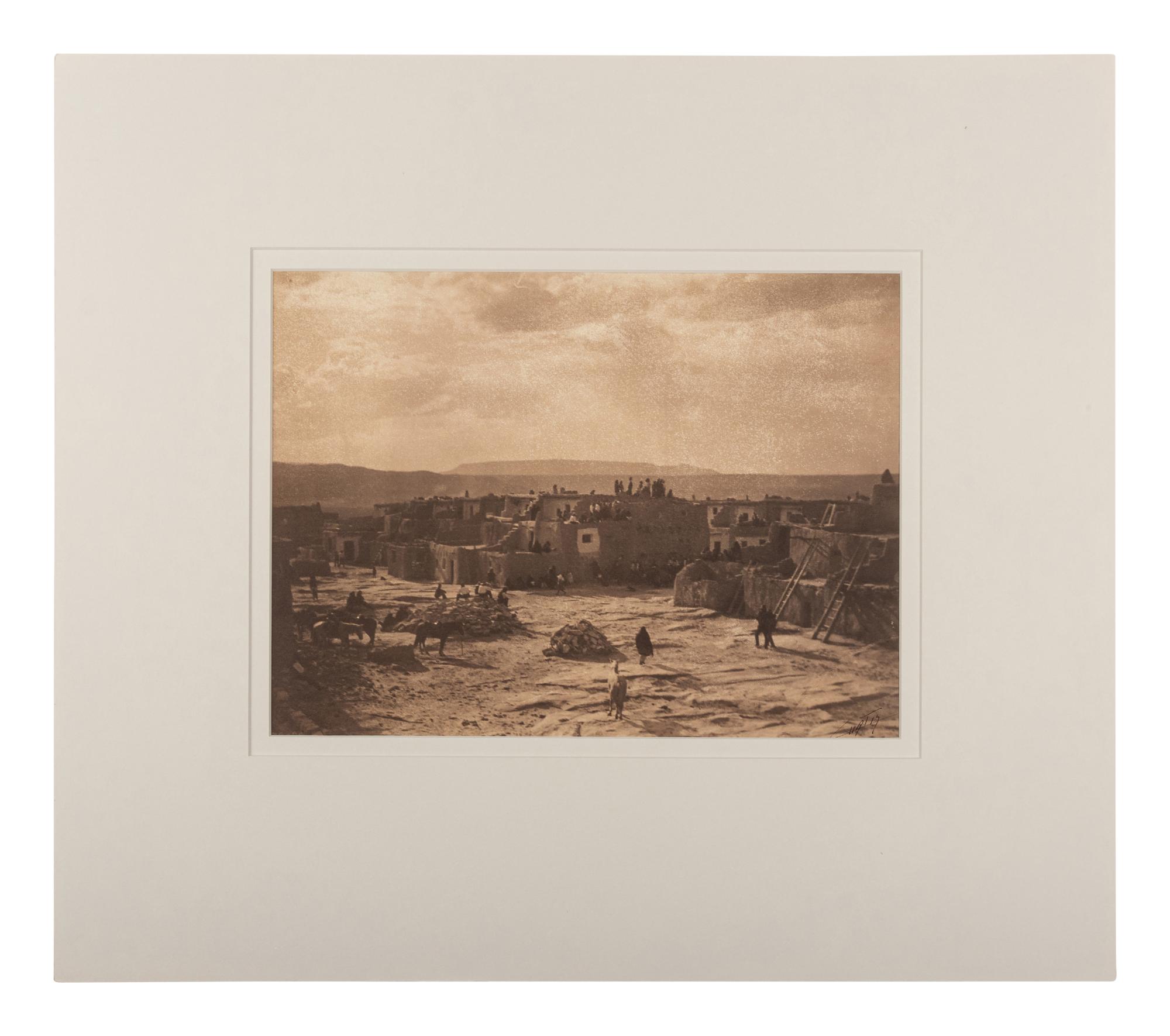 Edward S. Curtis (1868-1952) A Feast Day at Acoma, 1904