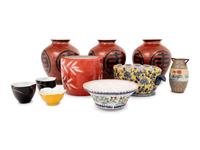 12 Chinese and Japanese Porcelain Vessels