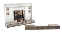An Arts and Crafts Style Fireplace Height of fireplace surround 5 x width 7 5/16 inches. — Peter Mattinson, Yorkshire
