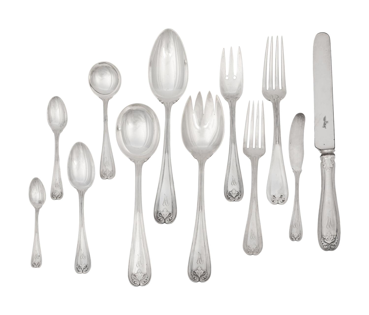 A Tiffany and Co. Silver Flatware Service