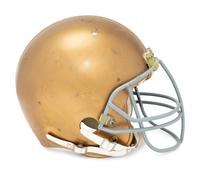 A Game Used / Issued Notre Dame Riddell Football Helmet,
