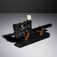 Haida Argillite Portrait Pipe