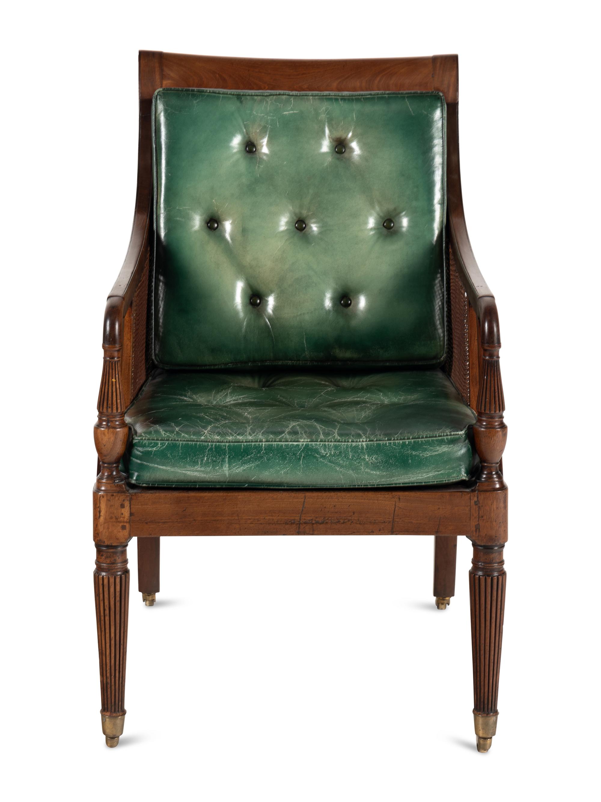 A William IV Carved Walnut Armchair