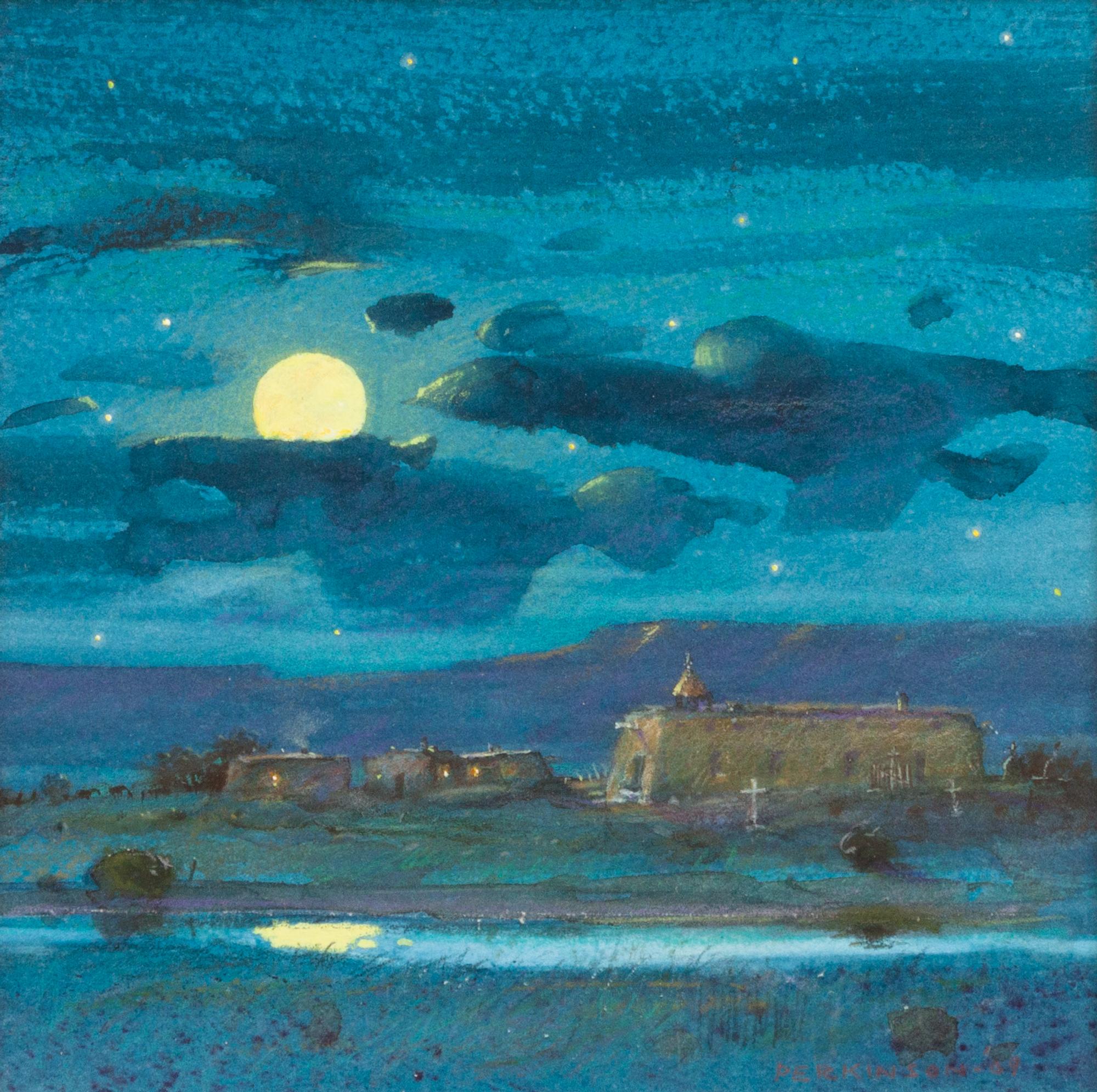 Summer Moon and Mountain Rain Shower , 2009