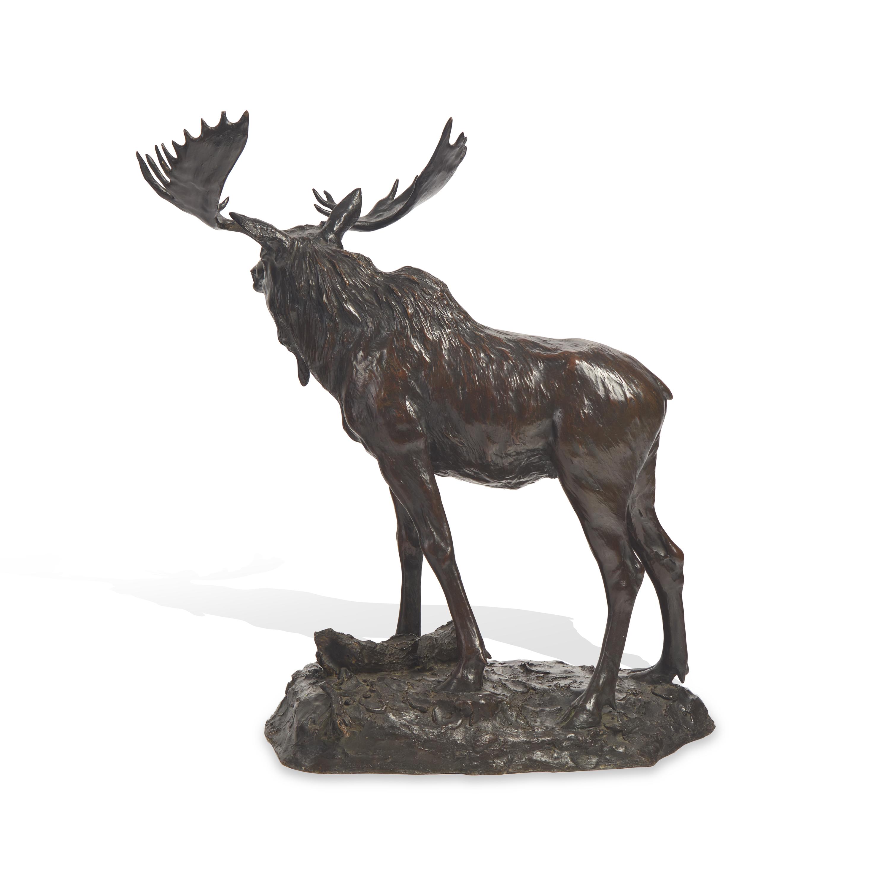 Henry M. Shrady (American, 1871-1922) — Bull Moose , 1900