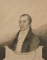 Thomas Handford Wentworth (American/Canadian 1781-1849), After Elkanah Tisdale (1792-after 1834), A Pair of Portrait Miniatures: Sarah Blair and Samuel Watkinson, of Middletown, Connecticut