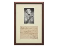 [Canadiana] Edward, Prince, Duke of Kent and Strathearn. Manuscript Document, signed