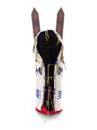 Cheyenne Beaded Hide Cradle, with Boards