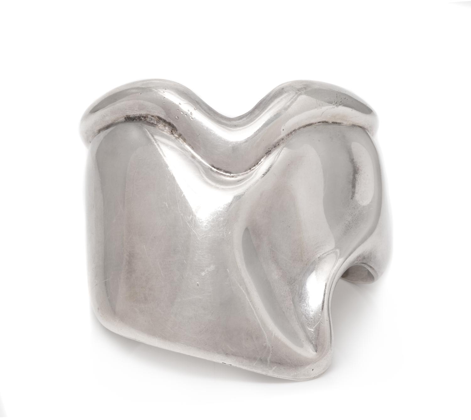 A Sterling Silver Sculptural Cuff Bracelet, Los Ballesteros, 58.10 dwts.
