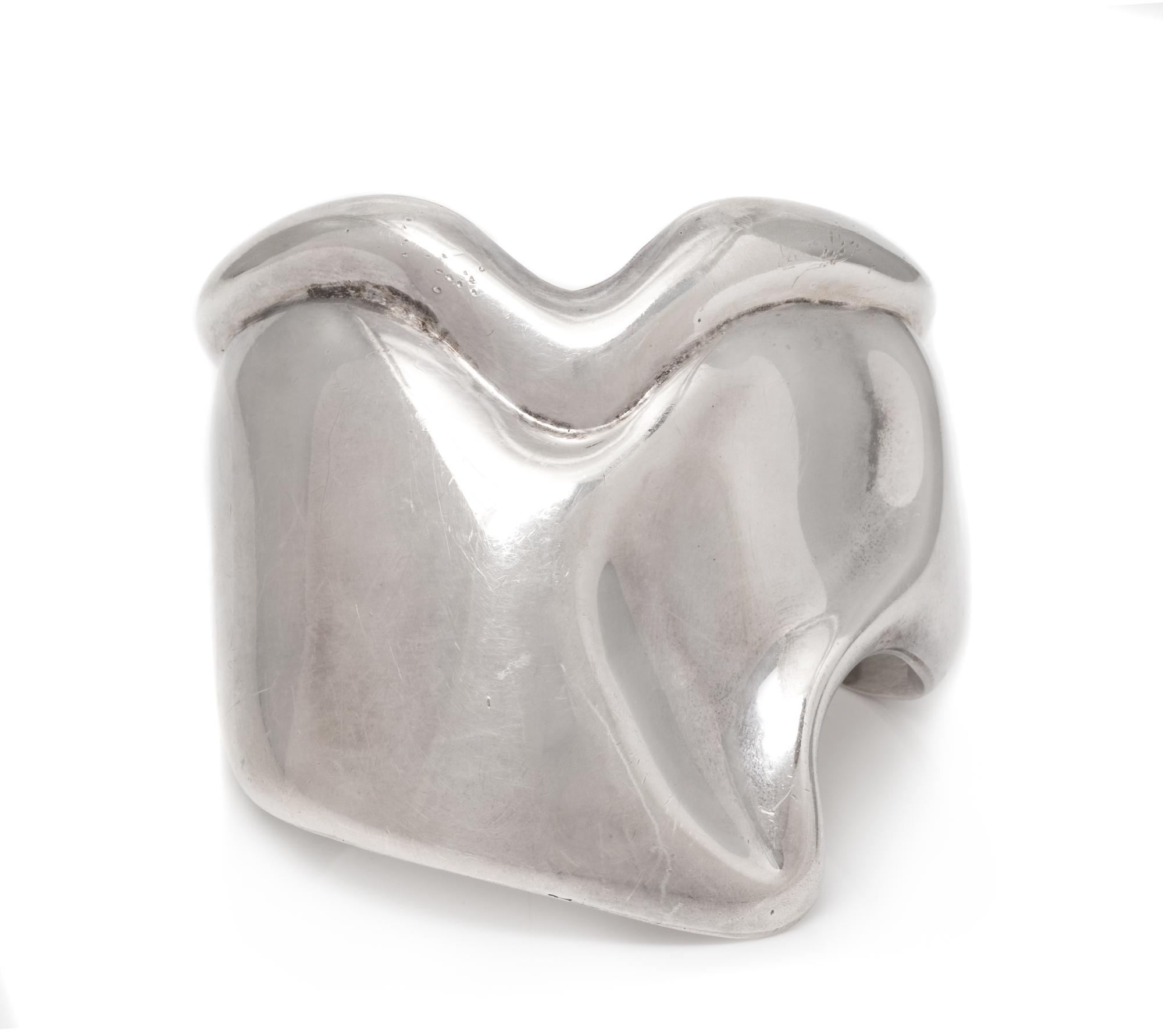 A Sterling Silver Sculptural Cuff Bracelet, Los Ballesteros, 58.10 dwts.